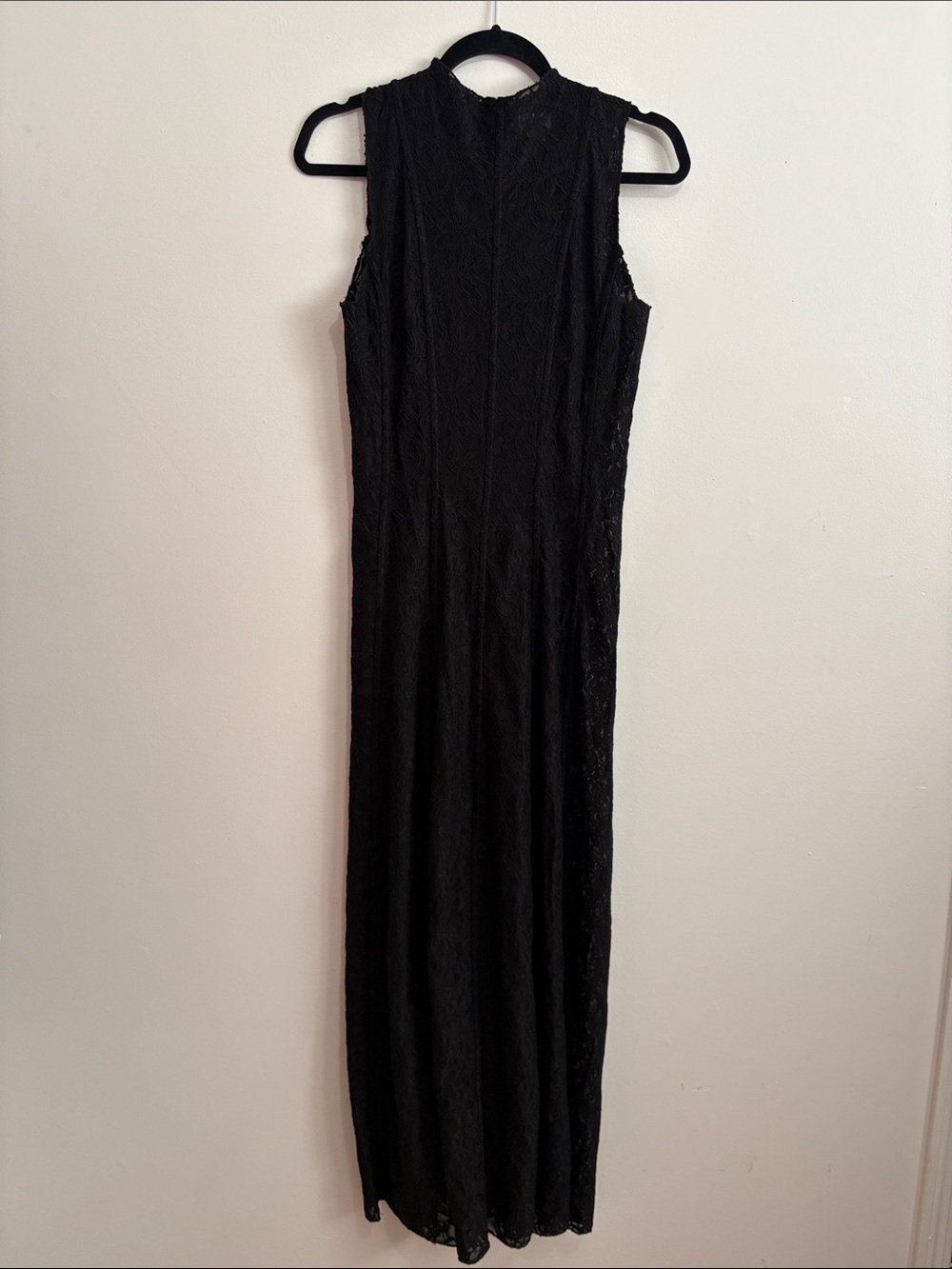 BNWOT Anthropologie Extro&Vert Heidi Sleeveless Seamed Lace Maxi Dress size US6 - Picture 3 of 6